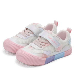 TARANIS Stage 3 Kids Spring New Kindergarten Indoor Athletic Shoes White Unisex for School