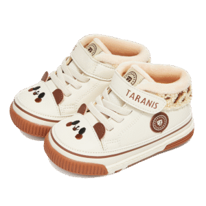 TARANIS 2 Stage Winter Baby Walking Shoes with Fleece Lining and Squeaky Soles for Boys and Girls
